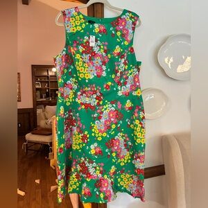 Talbots Pink and Yellow Sleeveless Sundress